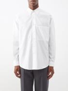 Auralee - Patch-pocket Washed Cotton-twill Shirt - Mens - White