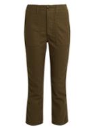 The Great The Gusset Low-slung Cropped Trousers