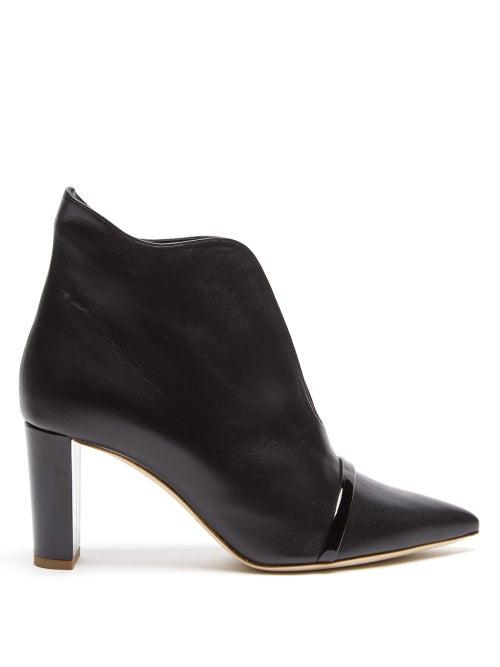 Matchesfashion.com Malone Souliers - Clara Cut Out Ankle Boot - Womens - Black
