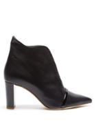 Matchesfashion.com Malone Souliers - Clara Cut Out Ankle Boot - Womens - Black