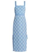 Diane Von Furstenberg Open-back Crepe Midi Dress