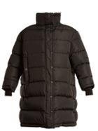 Matchesfashion.com Balenciaga - Funnel Neck Oversized Quilted Down Coat - Womens - Black