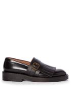 Marni Fringed Leather Loafers