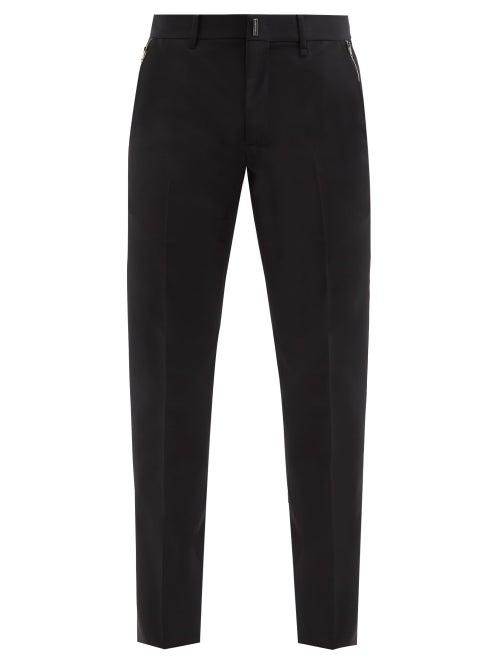 Givenchy - Wool Slim-leg Trousers - Mens - Black