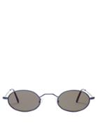 Andy Wolf Round Metal Sunglasses