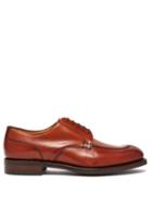 Matchesfashion.com Cheaney - Chiswick R Leather Derby Shoes - Mens - Brown