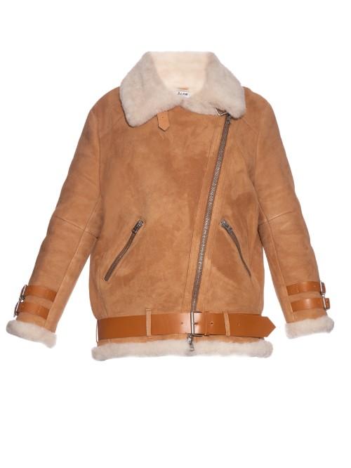 Acne Studios Velocite Suede Aviator Jacket