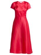 Matchesfashion.com Gioia Bini - Tina Silk Dress - Womens - Pink