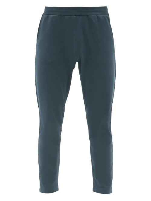 Sunspel - Sea Island-cotton Jersey Track Pants - Mens - Navy