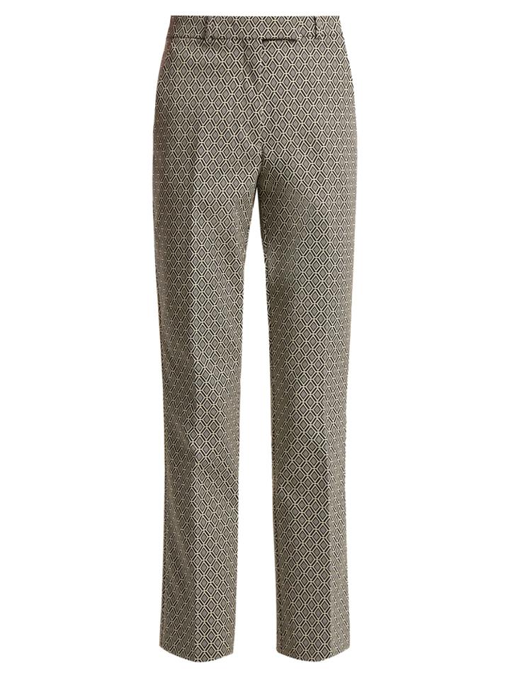 Etro Straight-leg Cotton-blend Jacquard Trousers