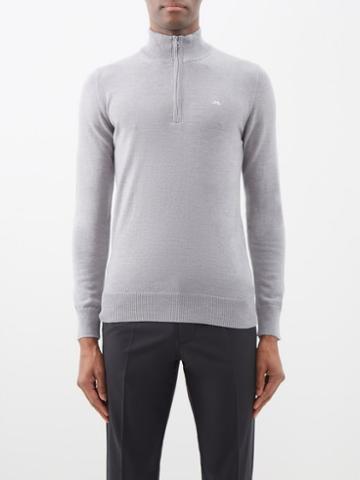 J.lindeberg - Kian Merino Golf Sweater - Mens - Grey