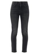 Matchesfashion.com Nili Lotan - Slim-leg Distressed Jeans - Womens - Black