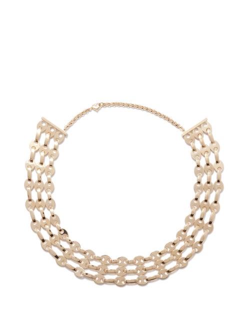Paco Rabanne - Eight Nano Metal Necklace - Womens - Gold