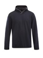 Matchesfashion.com Sease - Drone Wool-blend Jersey Hooded Sweatshirt - Mens - Navy