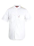Matchesfashion.com Junya Watanabe - X Levi's Short Sleeved Cotton Poplin Shirt - Mens - White