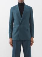 Paul Smith - Single-breasted Wool Blazer - Mens - Turquoise
