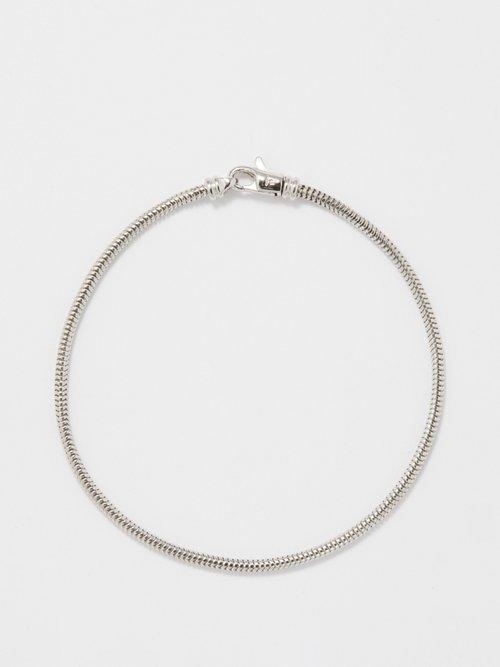 Tom Wood - Snake-link Sterling-silver Bracelet - Mens - Silver