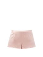Ladies Lingerie La Perla - Silk-satin Pyjama Shorts - Womens - Light Pink