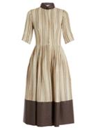 Sophie Theallet Sierra Linen And Cotton-blend Dress