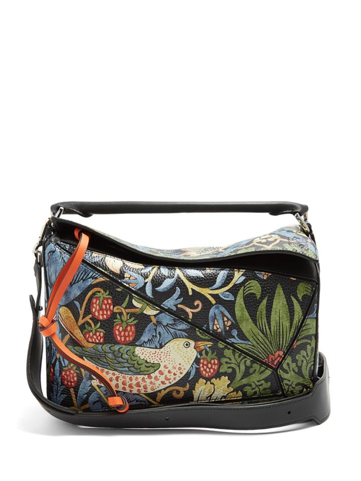 Loewe X William Morris Puzzle Leather Bag