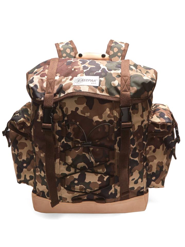 Eastpak X A.p.c. Camouflage-print Canvas Backpack