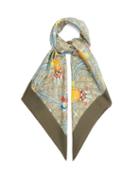 Matchesfashion.com Gucci - X Disney Donald Duck-print Silk-twill Scarf - Mens - Multi