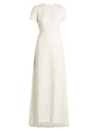 Self-portrait Rose Floral Guipure-lace Gown