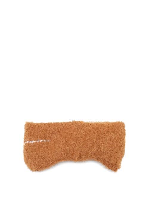 Jacquemus - Neve Logo-embroidered Knitted Headband - Mens - Brown