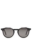 Monc - Kallio Round Bio-acetate Sunglasses - Mens - Black
