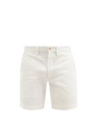 Matchesfashion.com Polo Ralph Lauren - Bedford Cotton-blend Twill Chino Shorts - Mens - White