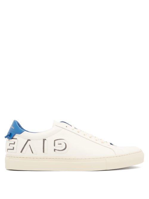Matchesfashion.com Givenchy - Urban Street Low Top Leather Trainers - Mens - Blue White