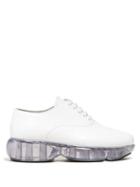 Matchesfashion.com Prada - Cloudbust Leather Oxford Shoes - Womens - White