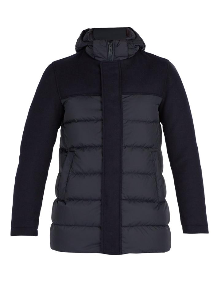 Herno Wool And Nylon Padded Jacket