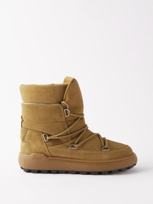 Bogner - Chamonix Suede Snow Boots - Womens - Tan