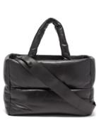 Stand Studio - Daffy Quilted Leather Tote Bag - Womens - Black