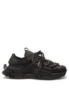Dolce & Gabbana - New Space Extended-heel Canvas Trainers - Mens - Black