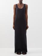 Raey - Relaxed-fit Organic-cotton Jersey Tank Dress - Womens - Black