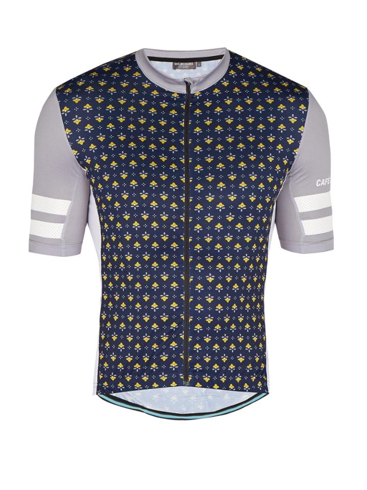 Café Du Cycliste Dolores Provenal-print Cycle Top