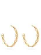Matchesfashion.com Paco Rabanne - Eight Nano Hoop Earrings - Womens - Gold