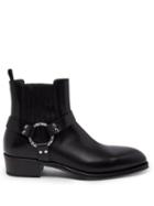 Matchesfashion.com Alexander Mcqueen - Harness Leather Chelsea Boots - Mens - Black