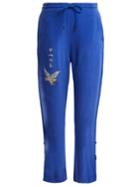 Maharishi Eagle-embroidered Silk Trackpants