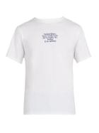 Matchesfashion.com Saturdays Nyc - Gotham Logo Print Cotton Jersey T Shirt - Mens - White