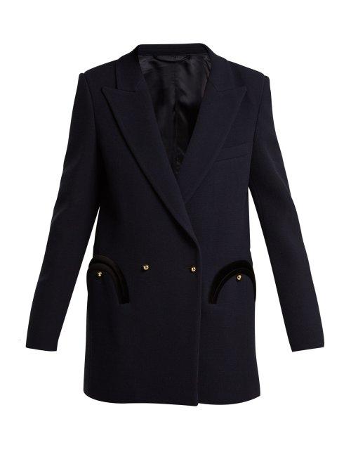 Matchesfashion.com Blaz Milano - Resolute Everyday Wool Crepe Blazer - Womens - Navy