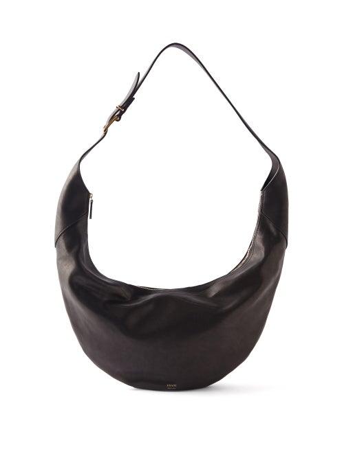 Khaite - August Leather Cross-body Bag - Womens - Black
