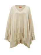 Matchesfashion.com Missoni - V Neck Metallic Poncho - Womens - Gold