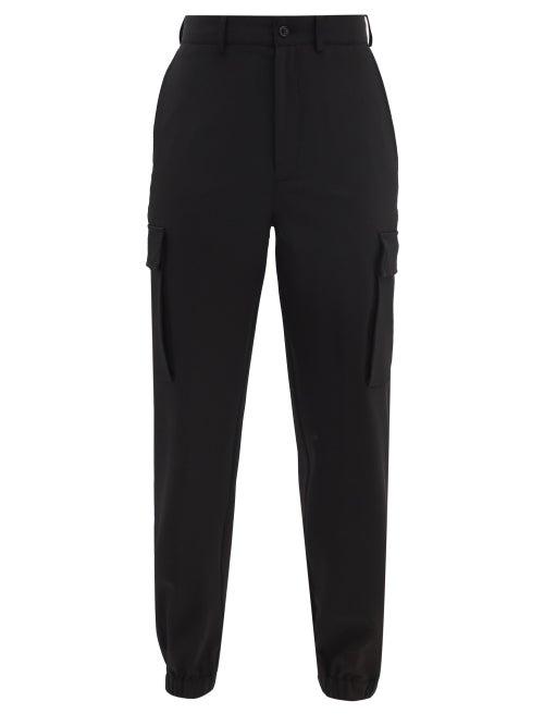 Moncler - Recycled Bi-stretch Garbadine Cargo Trousers - Womens - Black