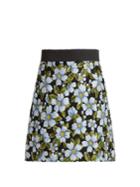 Dolce & Gabbana Floral-jacquard A-line Skirt