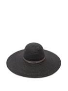Matchesfashion.com Maison Michel - Blanche Straw Sun Hat - Womens - Black