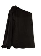 Elizabeth And James Denissa One-shoulder Satin Top