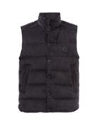 Moncler - Tib Quilted Down Gilet - Mens - Dark Navy